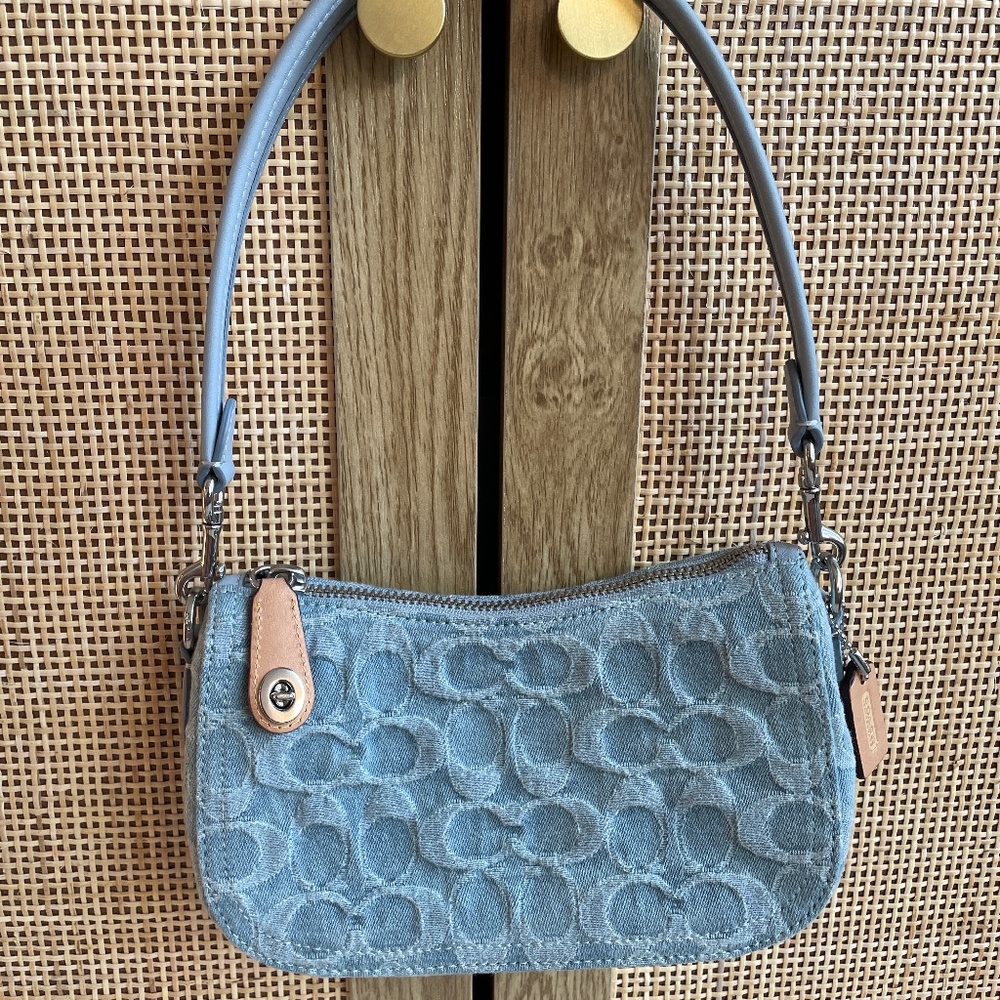 Coach Swinger 20 in Signature Blue Denim